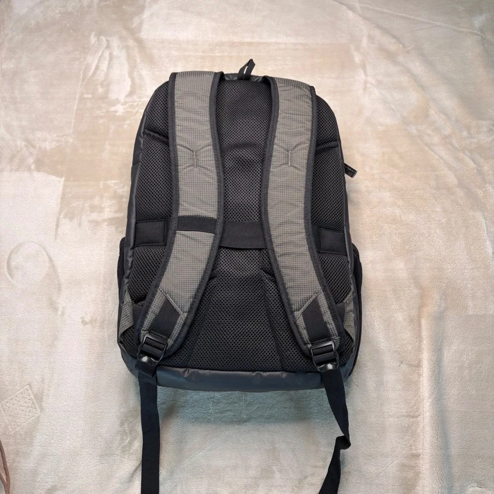 Samsonite Tectonic Crossfire Backpack Black Checkered Utility Bookbag Laptop Bag